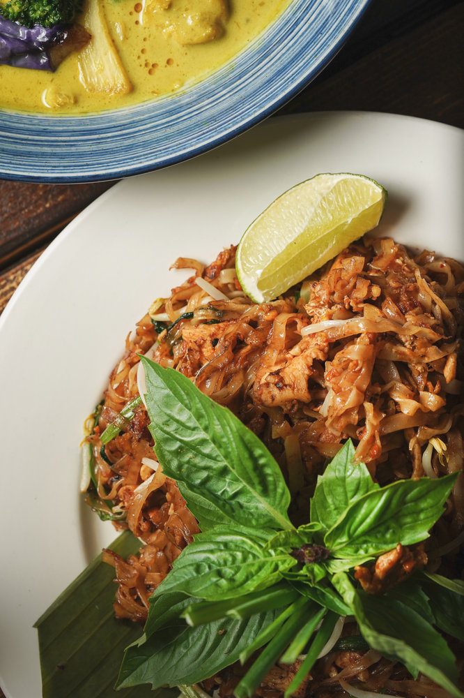 Pad thai with holy basil at More Thai
