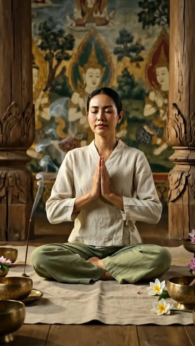 Quiet moment in a Thai treatment room